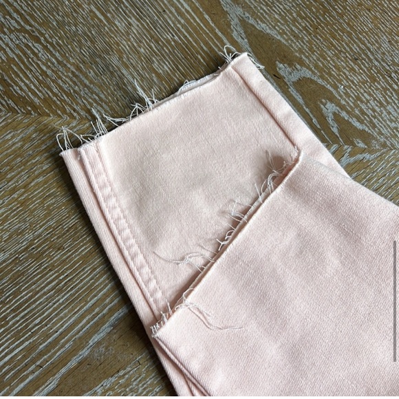 FAVORITE DAUGHTER The Sara Cargo Super High Rise Cargo Skinny Ankle Pink Jean - Picture 6 of 8